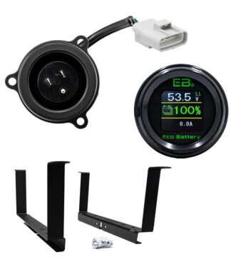 Eco Battery installation kit for Yamaha Drive2 model golf carts, Item #I-3524.