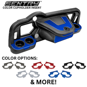 Golf Cart Sentry Dash Cupholder Color Inserts, Set of 2, DoubleTake