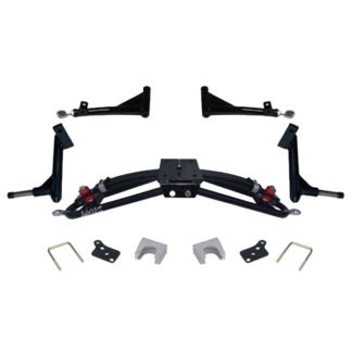 Heavy Duty lift kit by Jake's designed for the Club Car Precedent, Onward, and Tempo golf carts model years 2004 and newer, Item #7477.