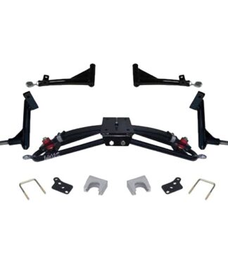 Heavy Duty lift kit by Jake's designed for the Club Car Precedent, Onward, and Tempo golf carts model years 2004 and newer, Item #7477.