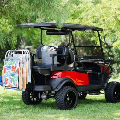 porter multi-purpose rear seat cargo rack madjax genesis petes golf carts
