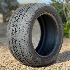 215/40R12 WANDA Steel Belted Radial Street and Turf DOT Golf Cart Tires (18.5" tall)