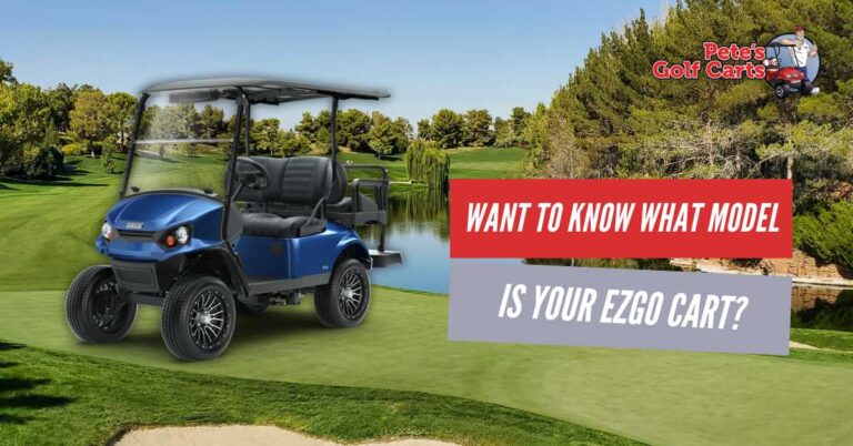 Golf Carts | How to find the make & model of your Ezgo golf cart