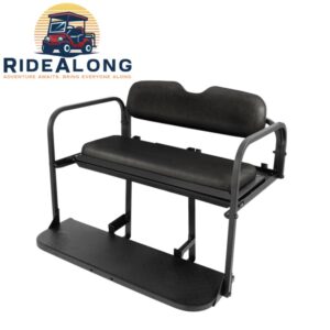 Yamaha G29/Drive Golf Cart Rear Seat Kit (2007-2016) - Black | RideAlong