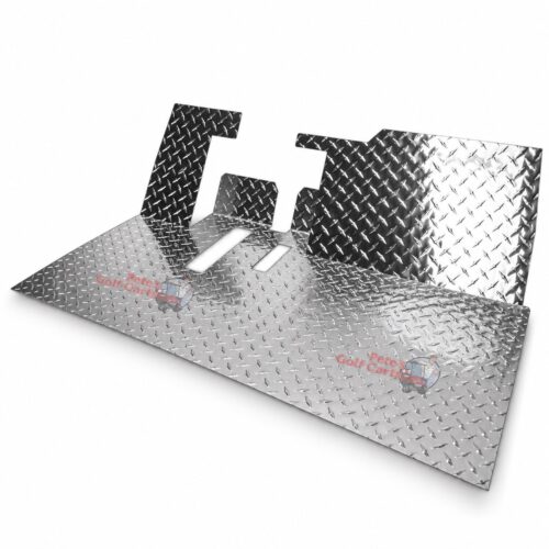 SGC FCYM03 polished aluminum diamond-plate floor mat for Yamaha G29 Drive golf carts